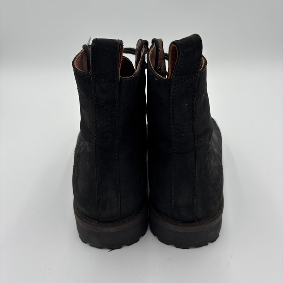 Portland Leather Patina Cap Toe Leather The Breaker Boots Canyon Black Men's 11 - Picture 4 of 6